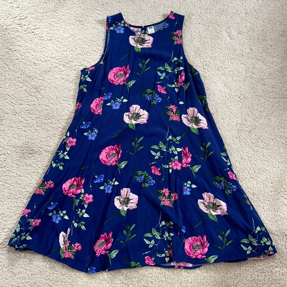 Blue Floral Dress